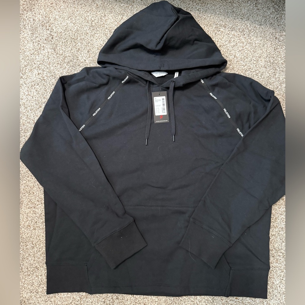 Peloton black unisex sweatshirt hoodie XXL